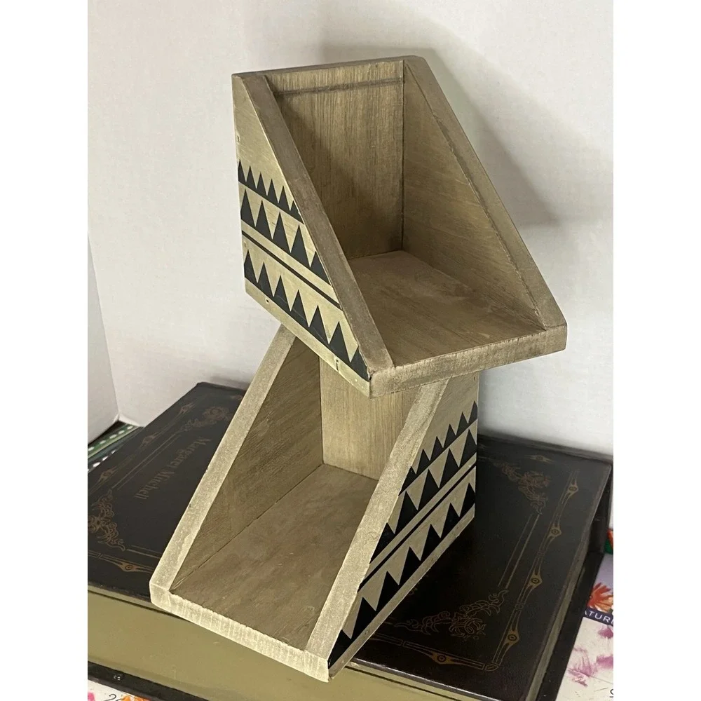 Pair Wood‎ Hobby Lobby Book Ends Brown And Black